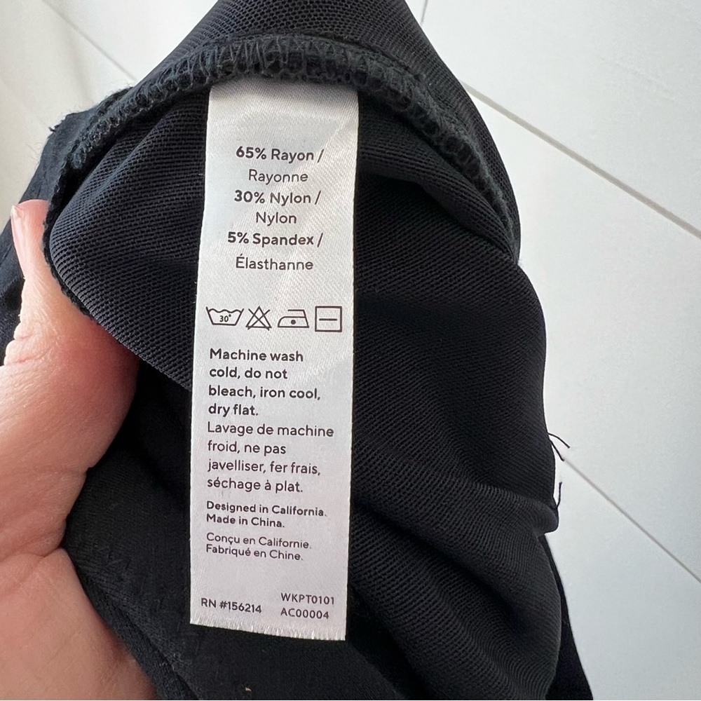 HONEYLOVE EverReady Size 2X Ponte Knit‎ pull on Slim 2-Pocket Ankle Pants Black - Picture 8 of 10